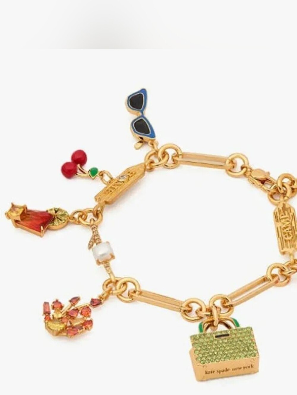 Kate Spade New York Sweet Treasures Charm Bracelet NWT - Picture 2 of 13